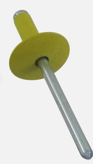 Large Head Yellow Pop Blind Rivets